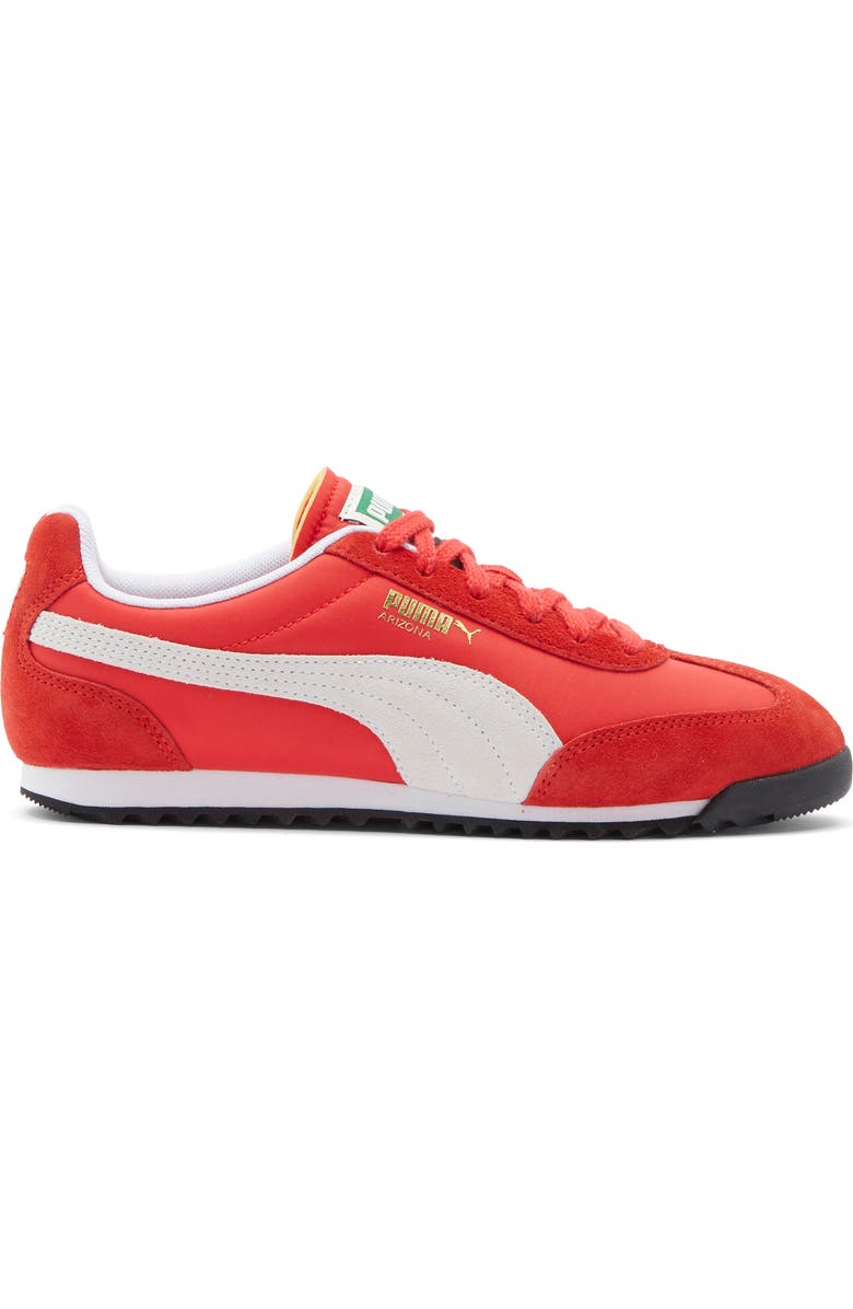 PUMA Arizona Nylon Sneaker, Alternate, color, For All Time Red/ White/ Gold