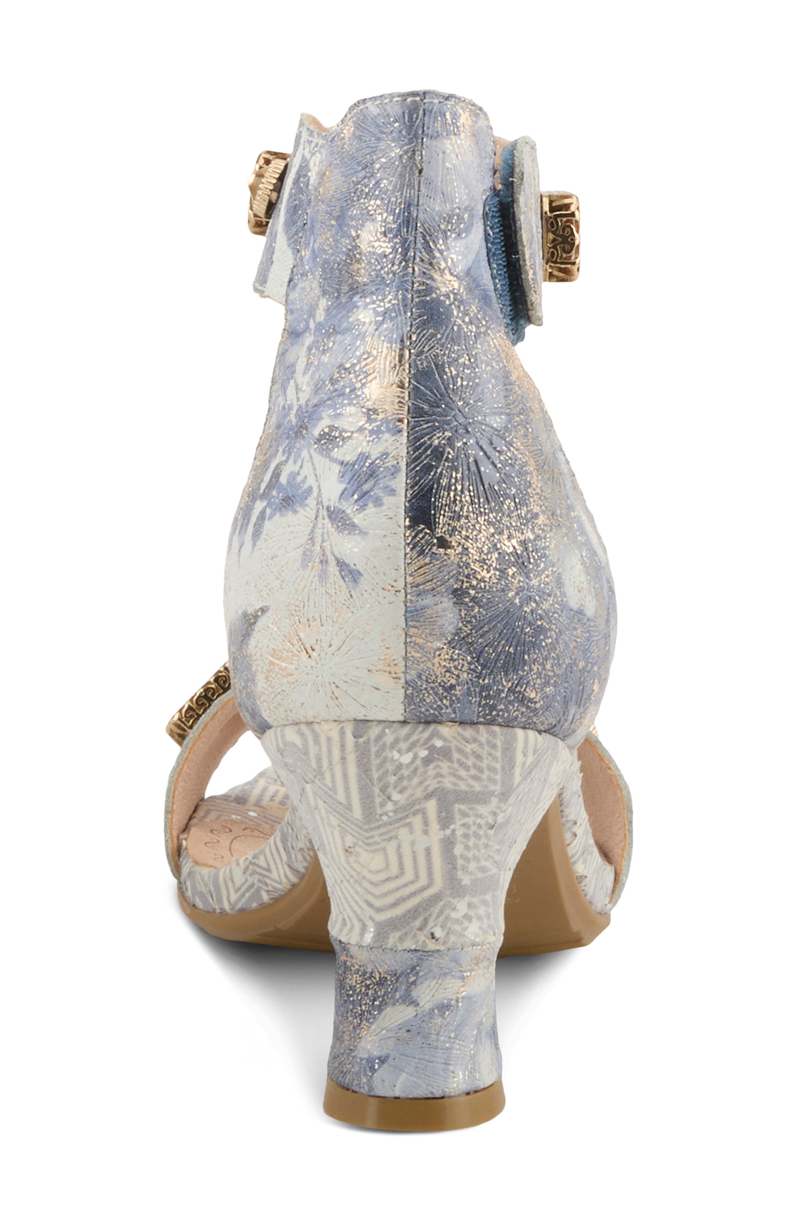 L'Artiste by Spring Step Aqualeva Ankle Strap Sandal, Alternate, color, Slate Multi