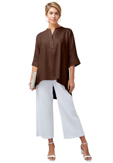 Hi-Low Linen Tunic