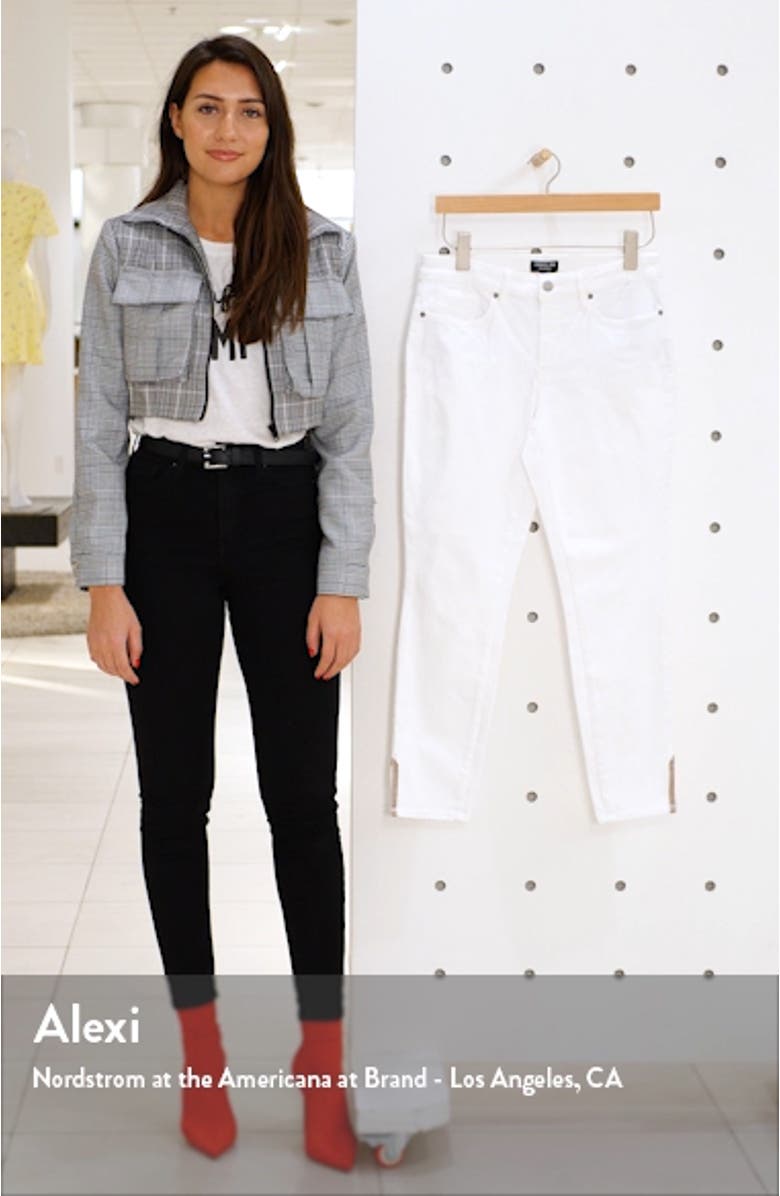 Slit Detail Skinny Ankle Jeans, sales video thumbnail