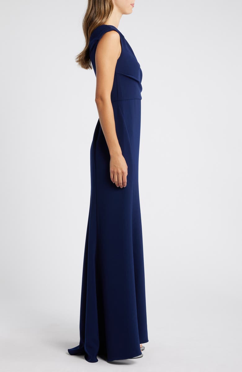 Amsale One-Shoulder Gown, Alternate, color,