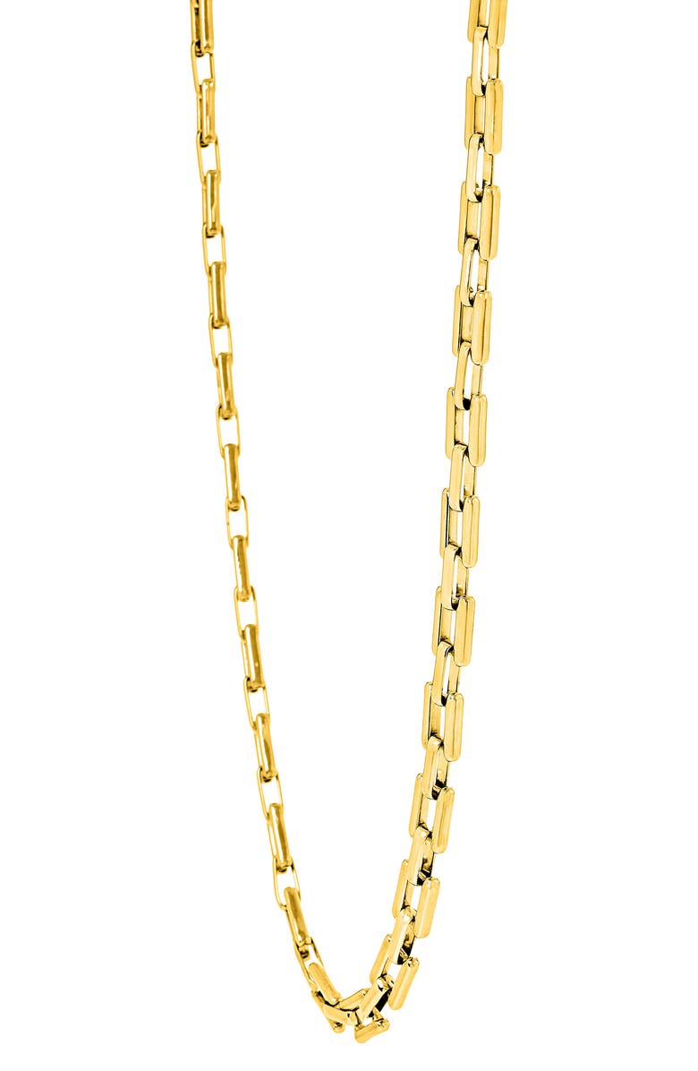 AMERICAN EXCHANGE Men's Square Linked Bracelet, Alternate, color, Gold