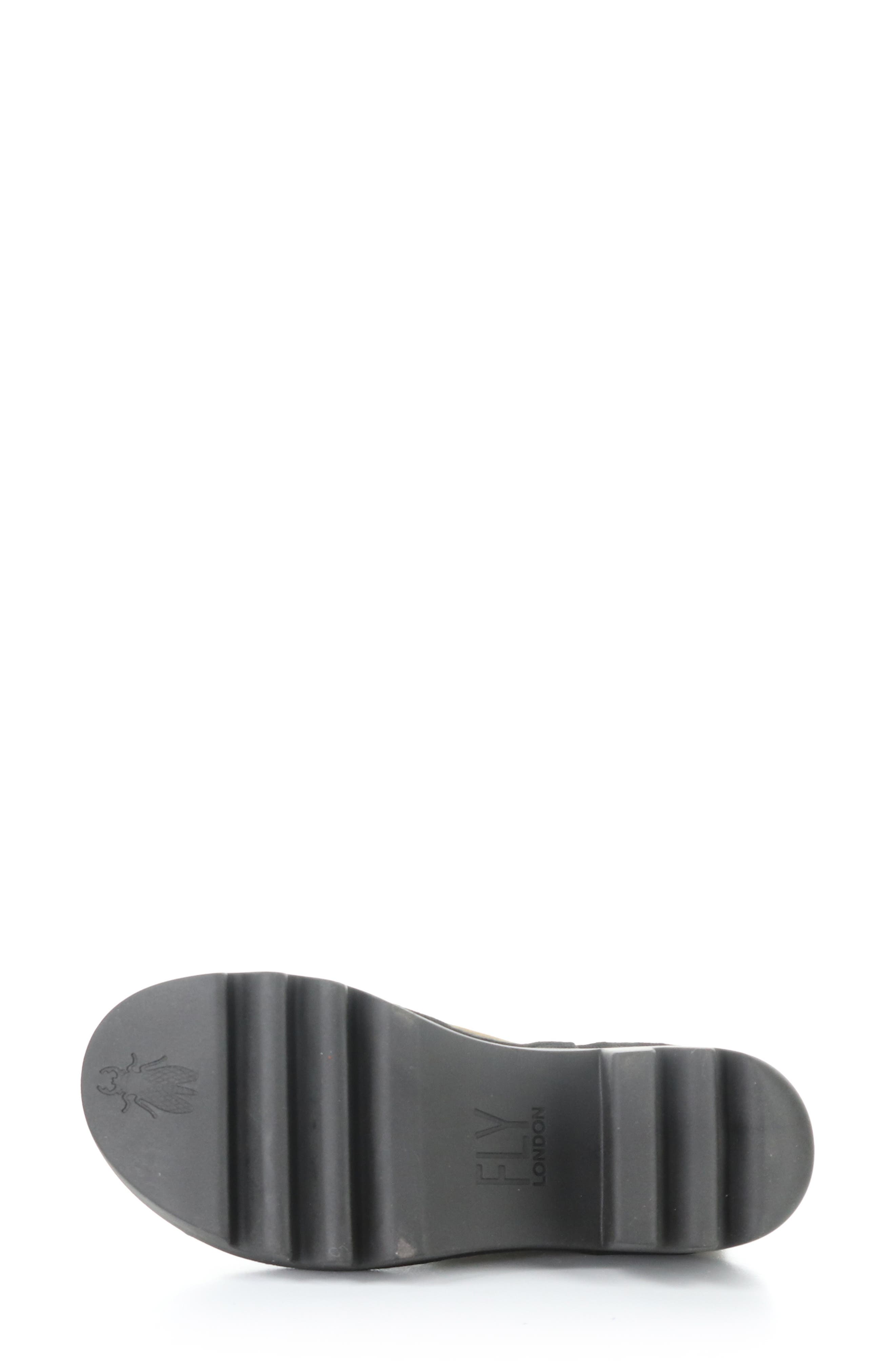 Fly London Trig Platform Chelsea Boot, Alternate, color, Elephant Oil Suede