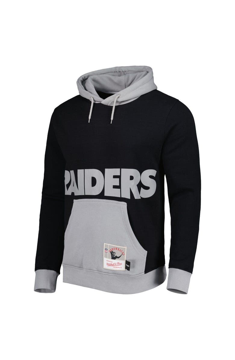 Mitchell & Ness Men's Mitchell & Ness Black Las Vegas Raiders Big Face 5.0 Pullover Hoodie, Alternate, color, Black