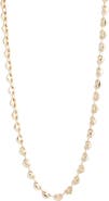 Zoë Chicco 14K Gold Small Puffed Mariner Heart Link Chain Necklace