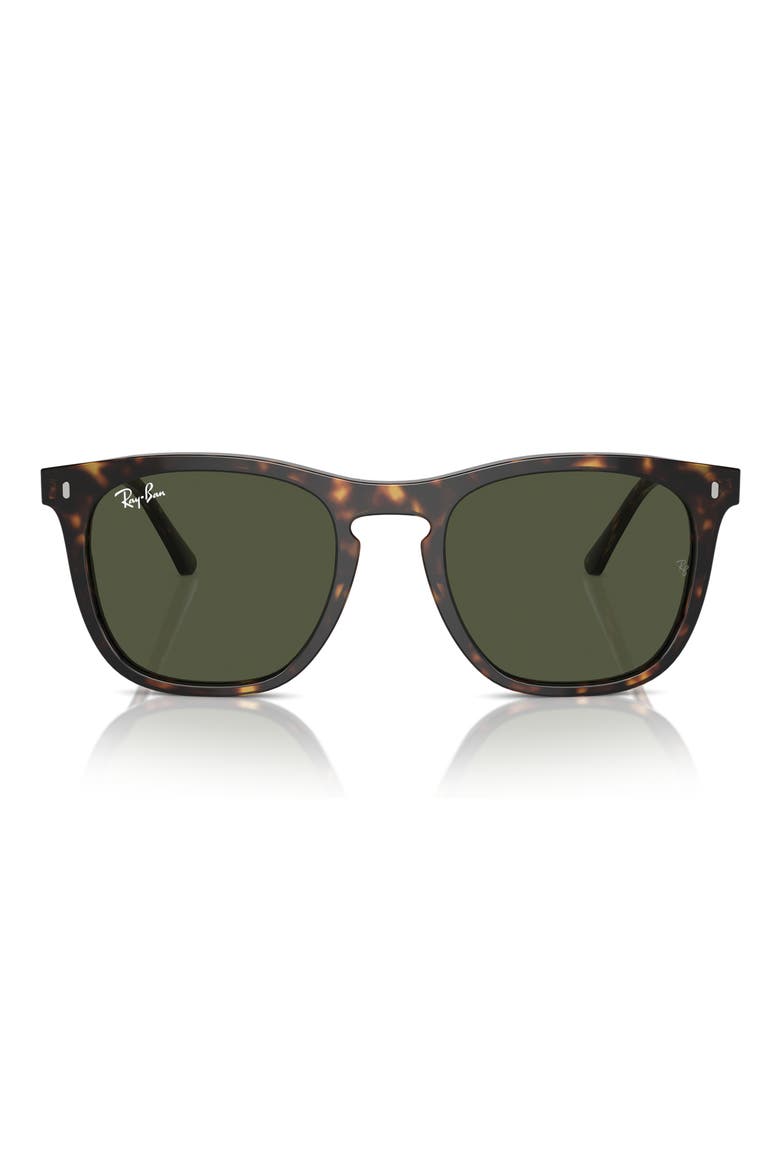 53mm Square Sunglasses, Main, color, HAVANA