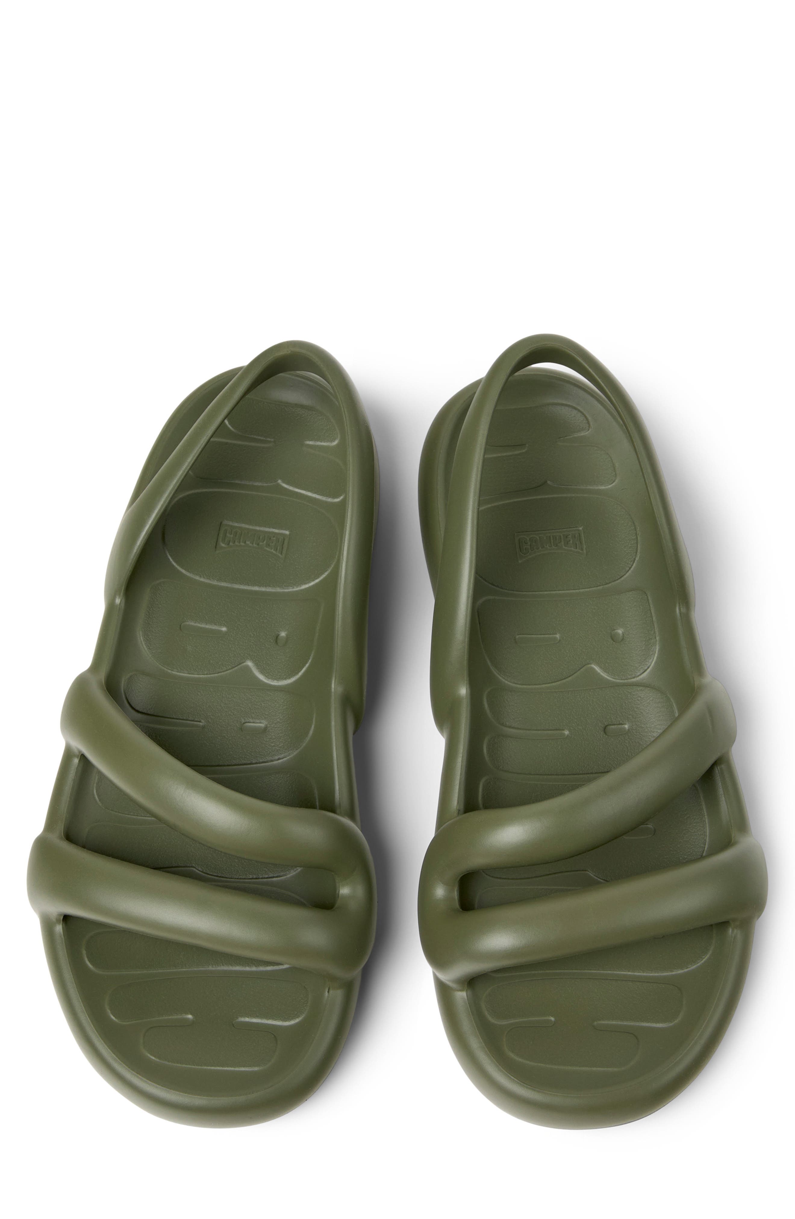 Kobarah Sandal, Alternate, color, MEDIUM GREEN
