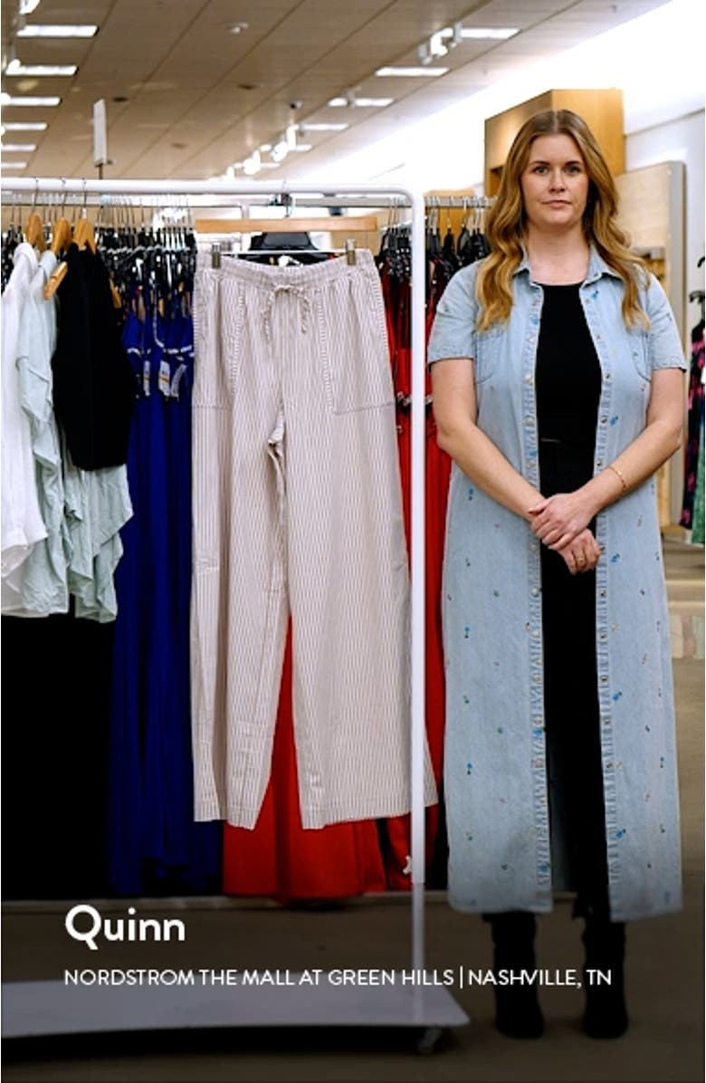 x @cellajaneblog Poplin Wide Leg Pants, sales video thumbnail