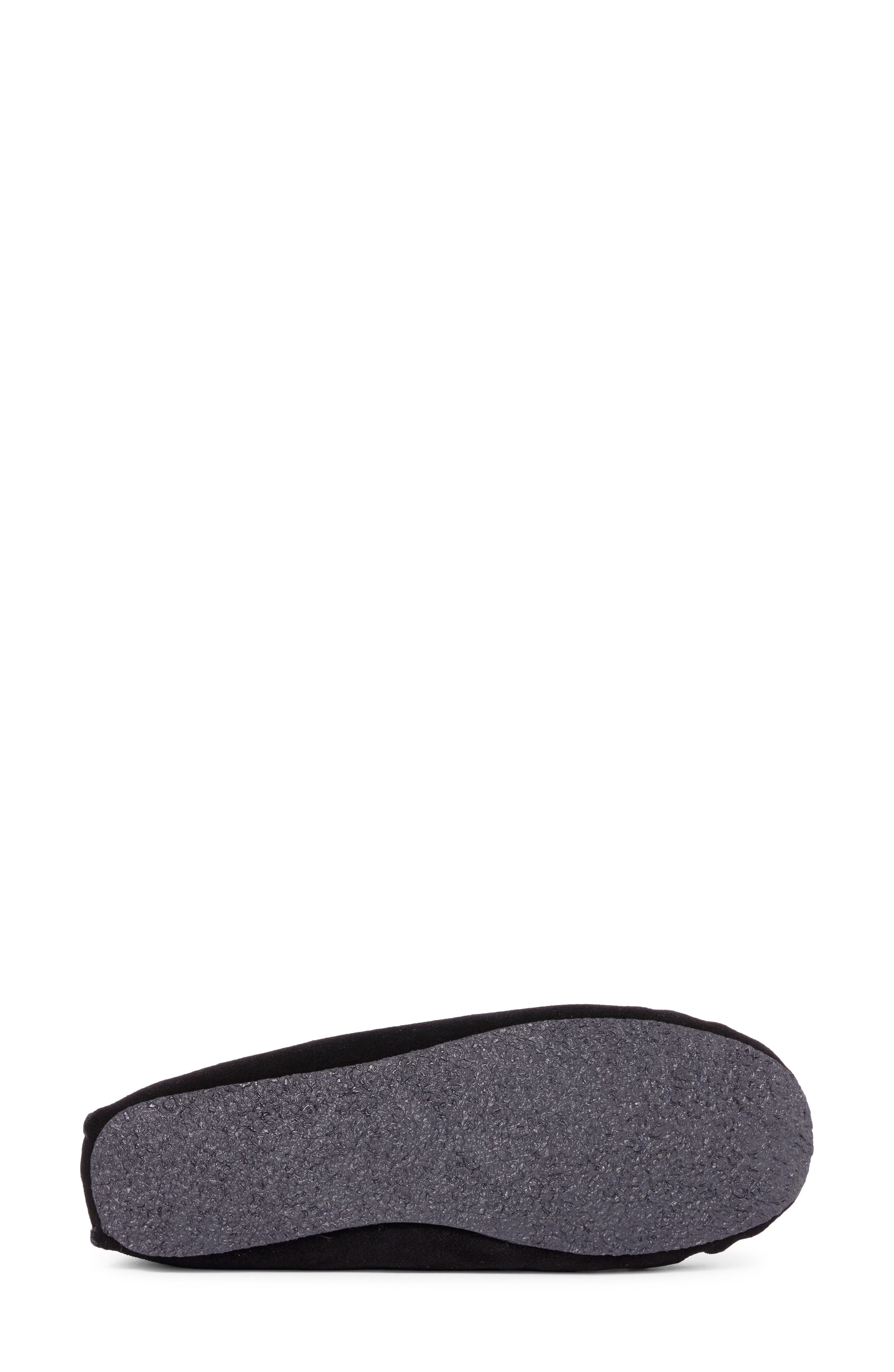 Minnetonka Cally Slipper, Alternate, color, Black Suede