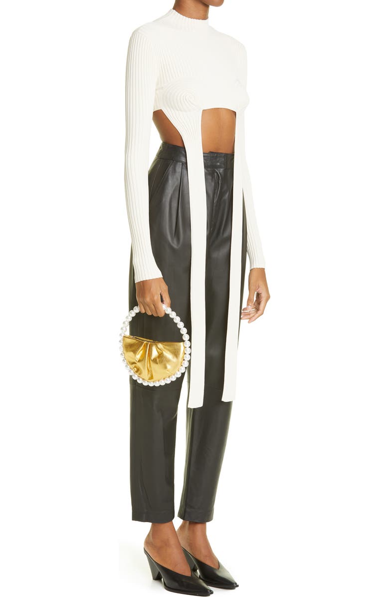 L’alingi L'alingi Eternity Imitation Pearl Top Handle Bag, Alternate, color,