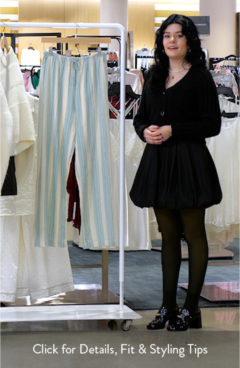 Sunny Daze Stripe Cotton Pants, sales video thumbnail