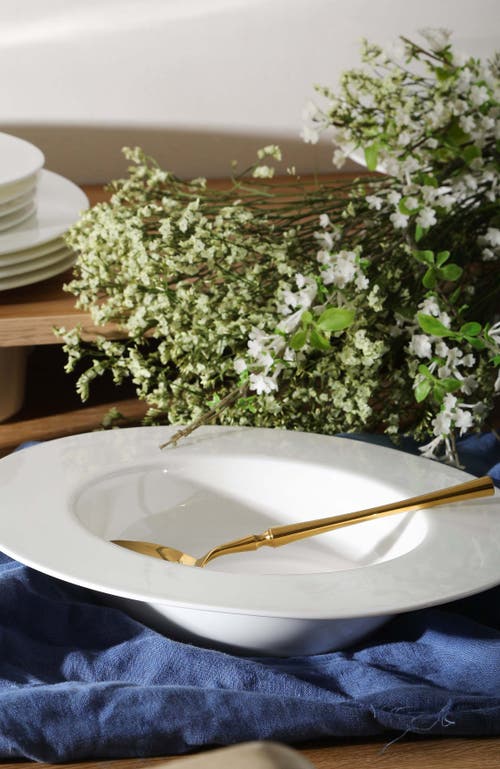 Stone Lain Sylvie Bone China 20-piece Dinnerware Set In White