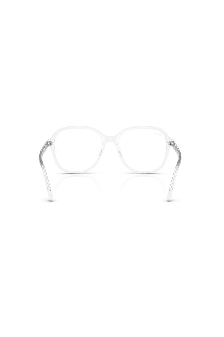 54mm Square optical glasses, Alternate, color, Transparent