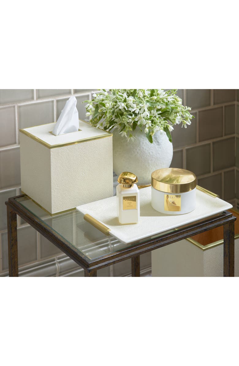 Aerin Shagreen Tissue Box, Alternate, color,