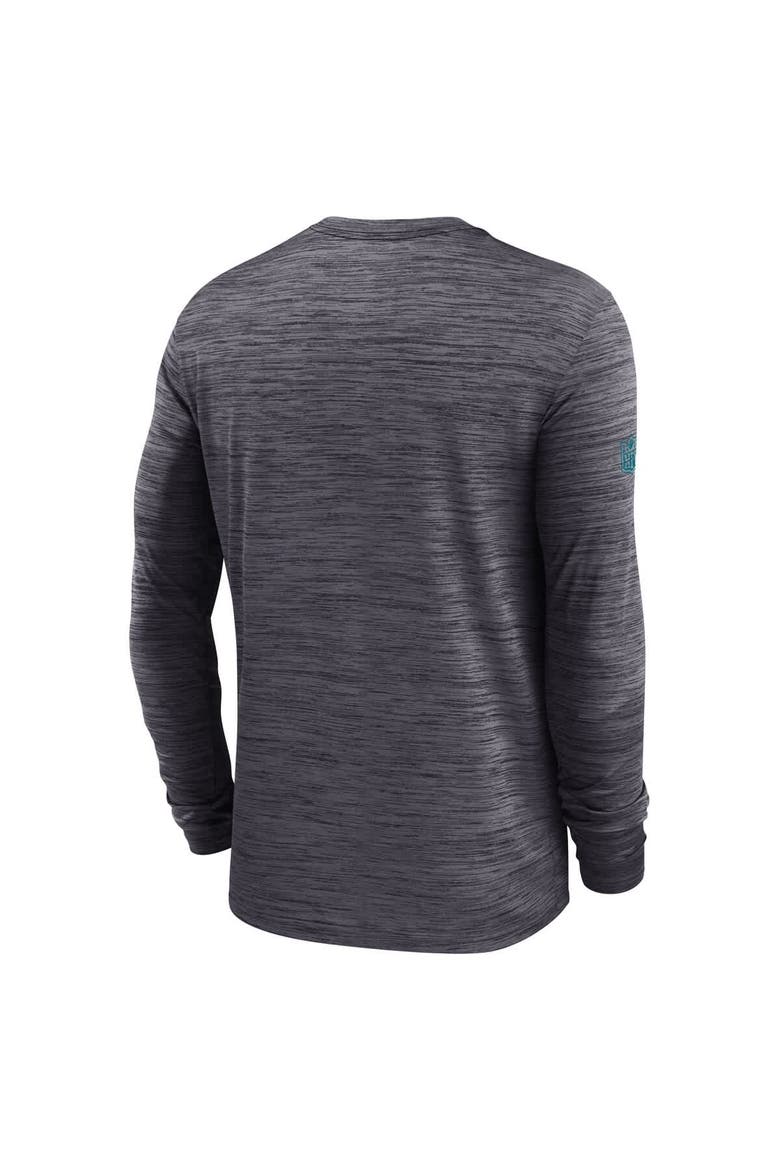 Men's Nike Black Jacksonville Jaguars Sideline Velocity Performance Long Sleeve T-Shirt, Alternate, color, Black