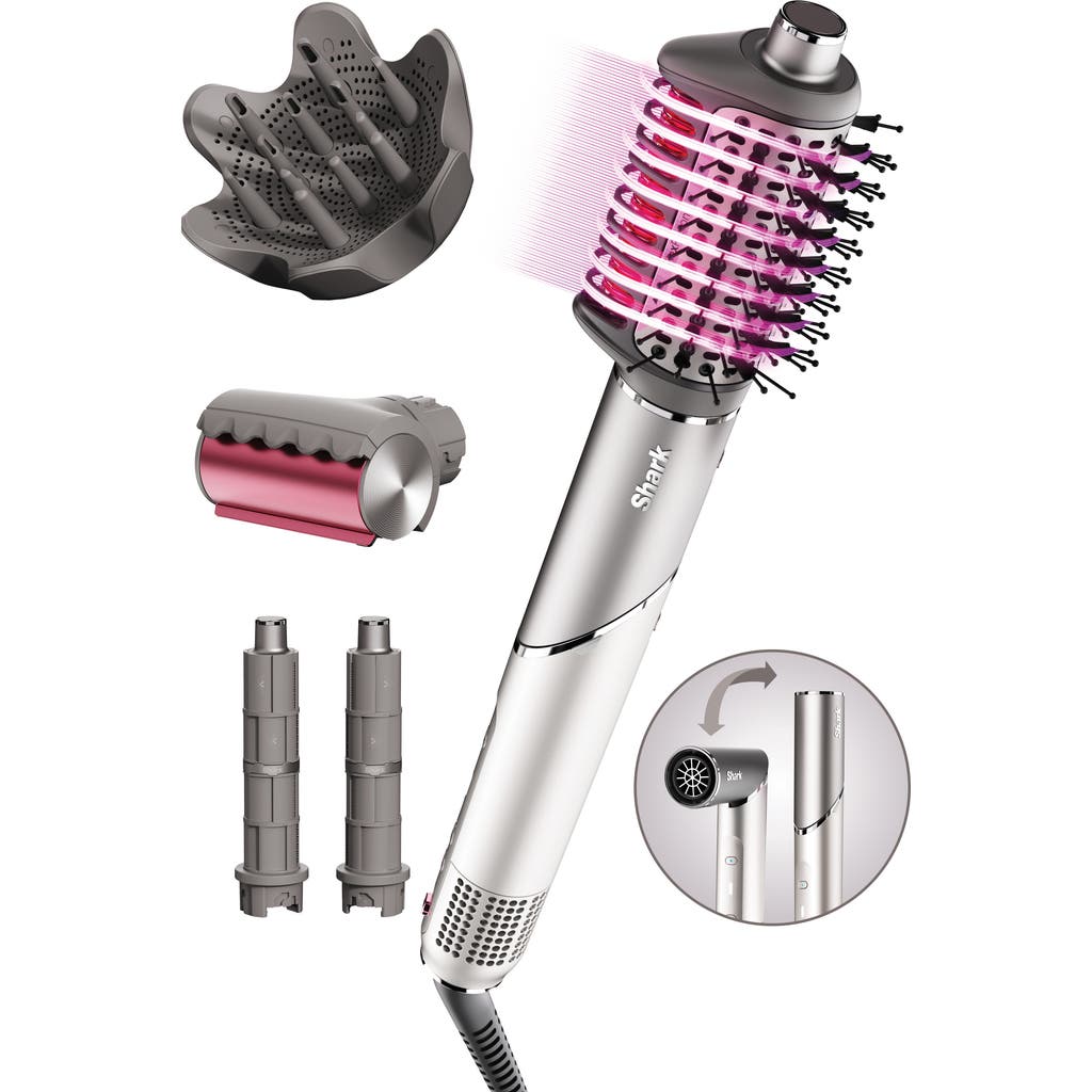 Shark Flexfusion Air & Ceramic Styling System For Curly & Coily Hair In Metallic Mist