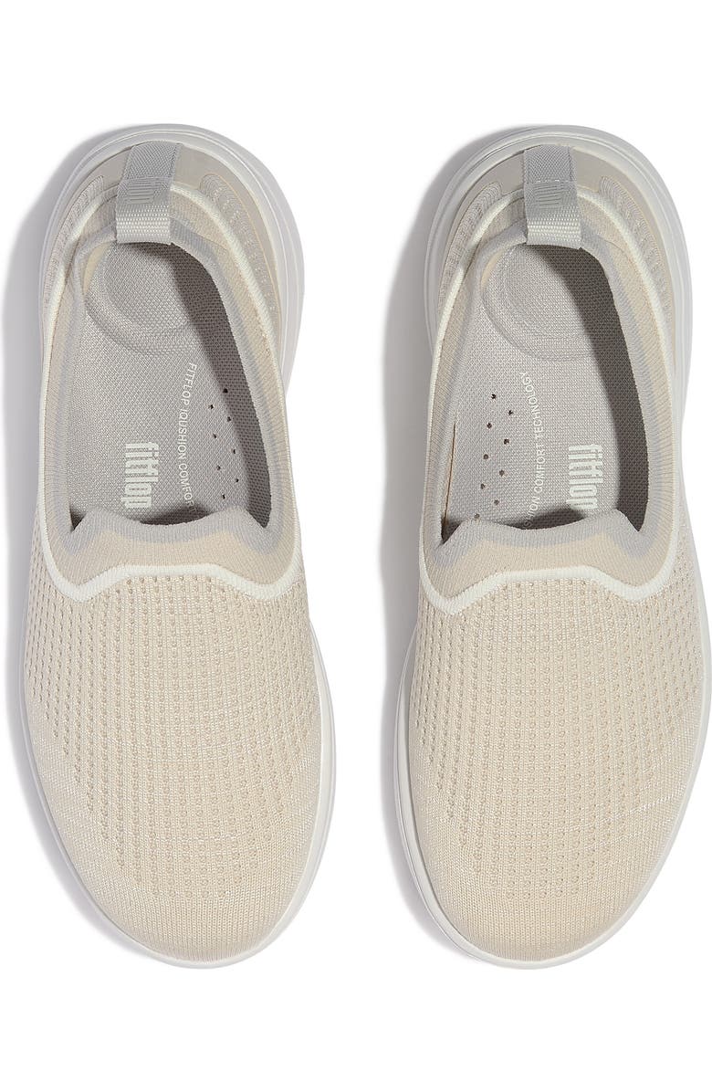 FitFlop SUPER-Q Knit Slip-On Sneaker, Alternate, color, Paris Beige