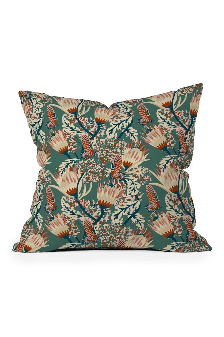 Holli Zollinger Zarah Butterfly Throw Pillow, Main, color, MULTI