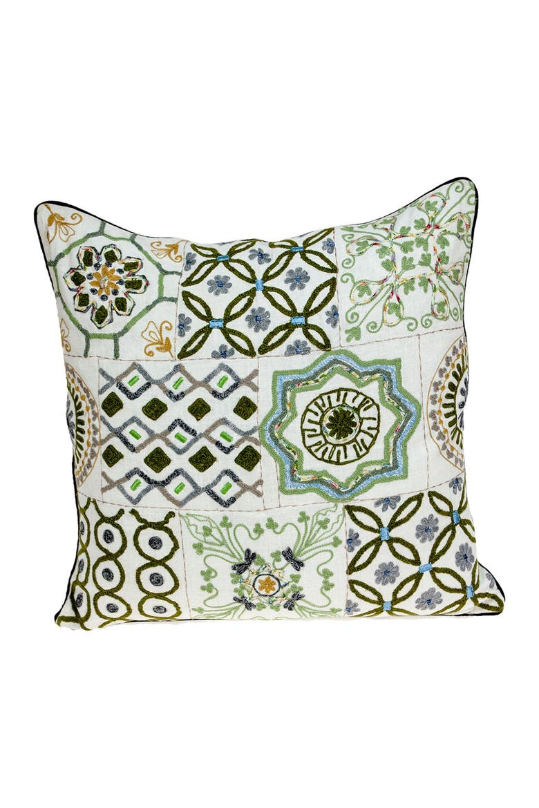 Ren Transitional Beige Throw Pillow, Alternate, color, BEIGE