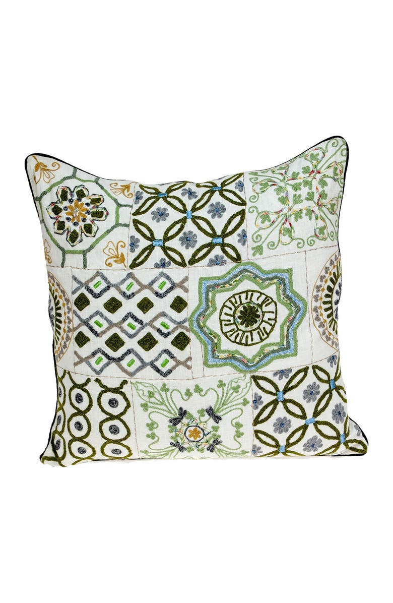 PARKLAND COLLECTION Ren Transitional Beige Throw Pillow, Alternate, color, Beige