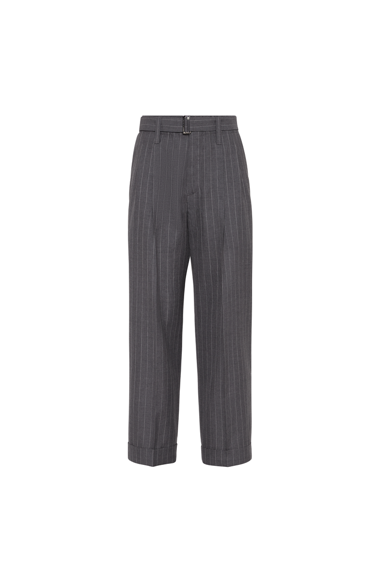 Brunello Cucinelli Sartorial Baggy trousers, Main, color, Lead
