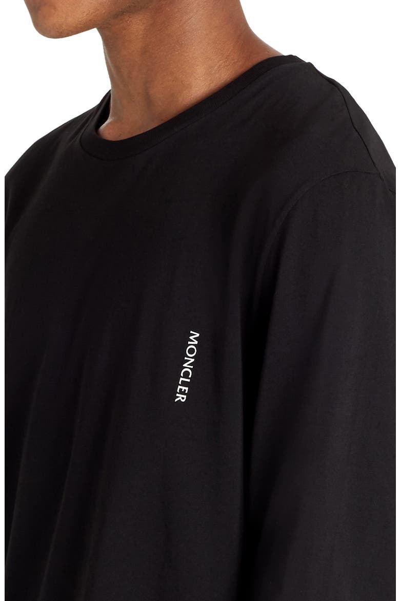 Logo Cotton T-Shirt, Alternate, color, BLACK