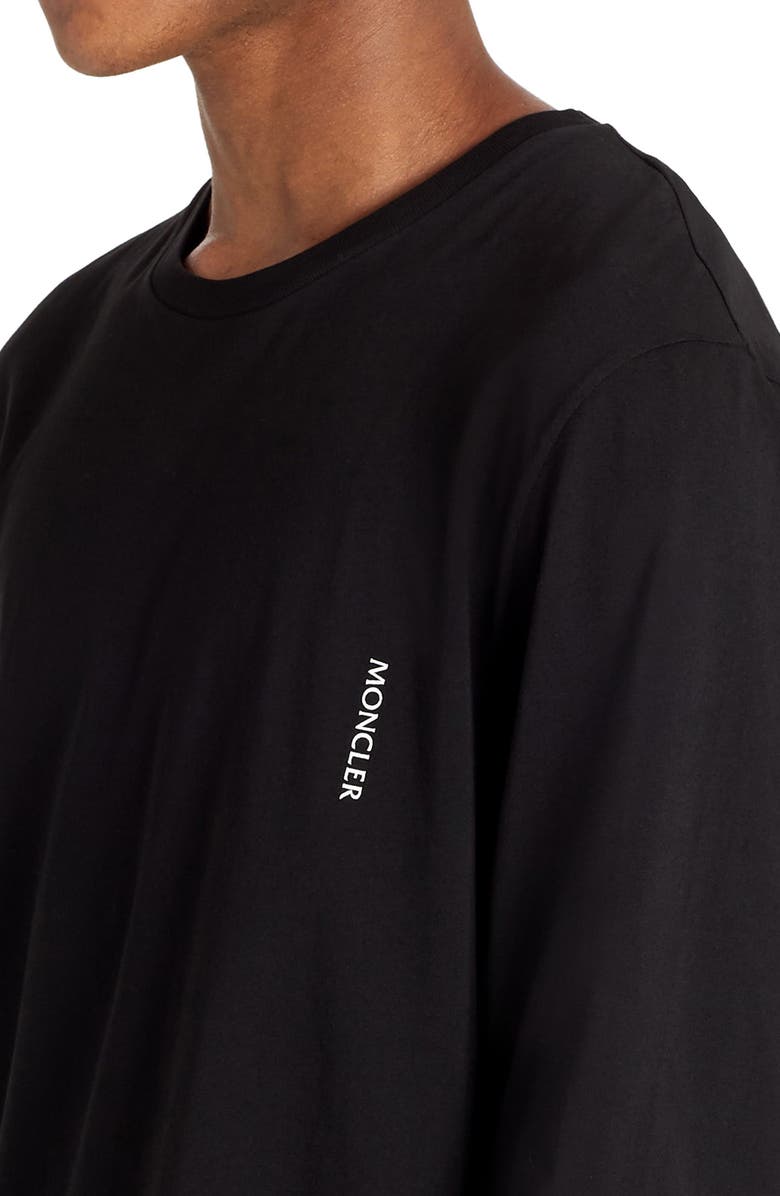 Moncler Logo Cotton T-Shirt, Alternate, color,