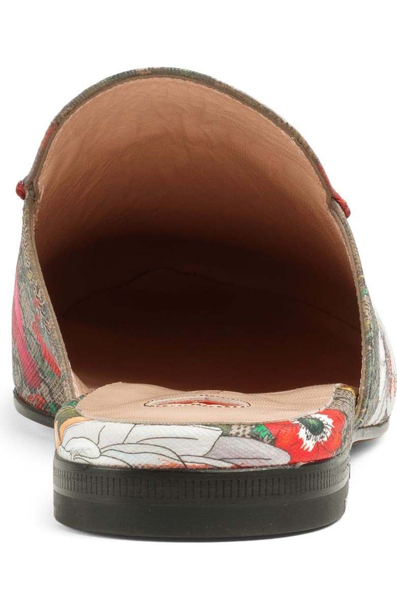 Gucci Princetown Floral GG Supreme Loafer Mule, Alternate, color,