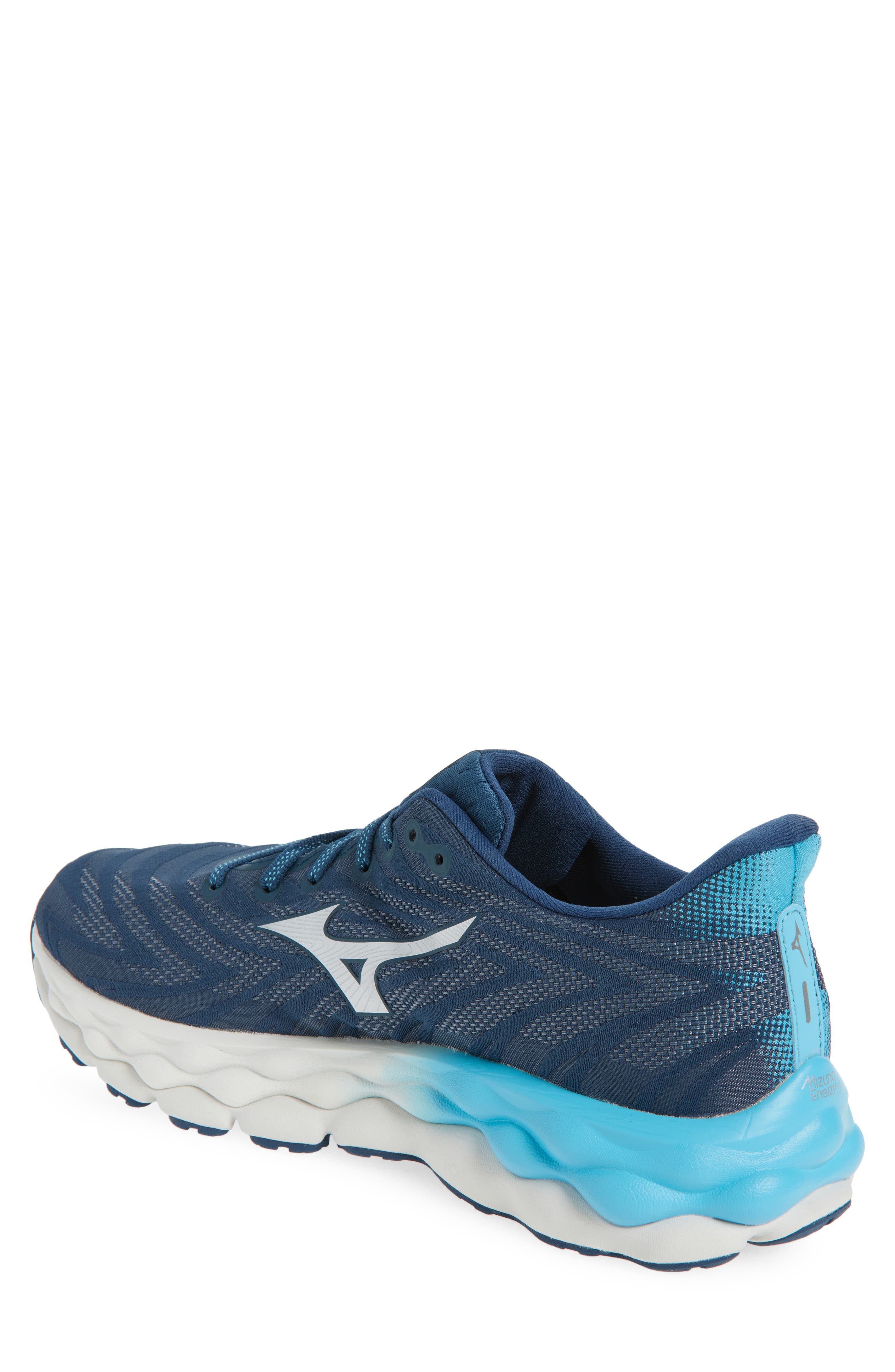Wave Sky 8 Running Shoe, Alternate, color, BLUE WING TEAL-SILVER