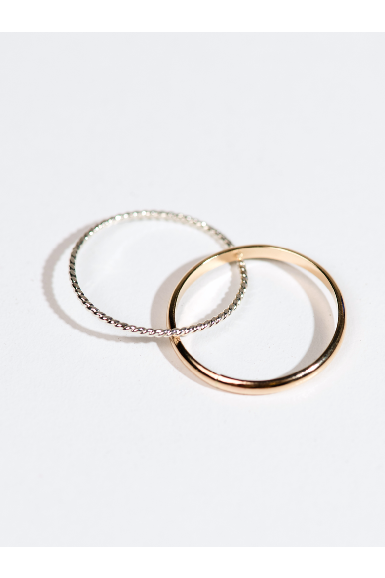 Nicki Double Ring, Alternate, color, Gold-filled