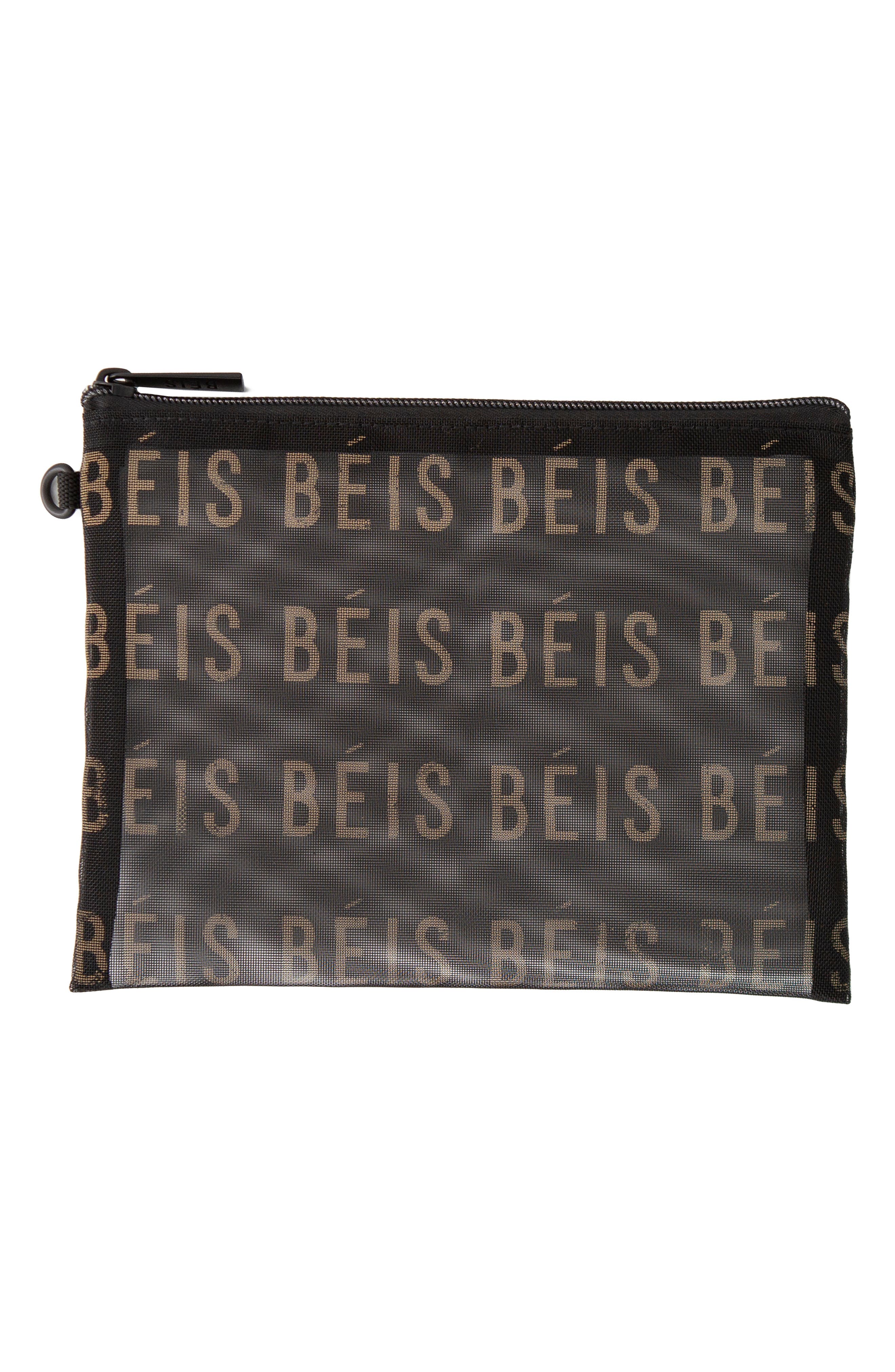 Béis The Mesh Pouch Trio, Alternate, color, 