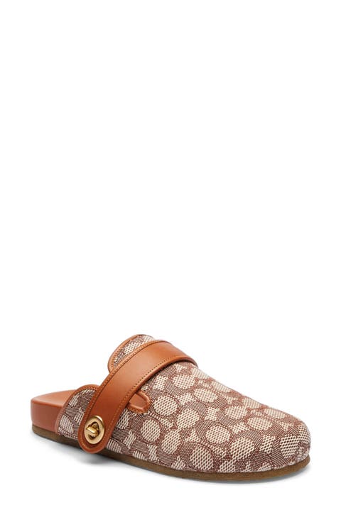 Blake Studded Suede Clog (Women)