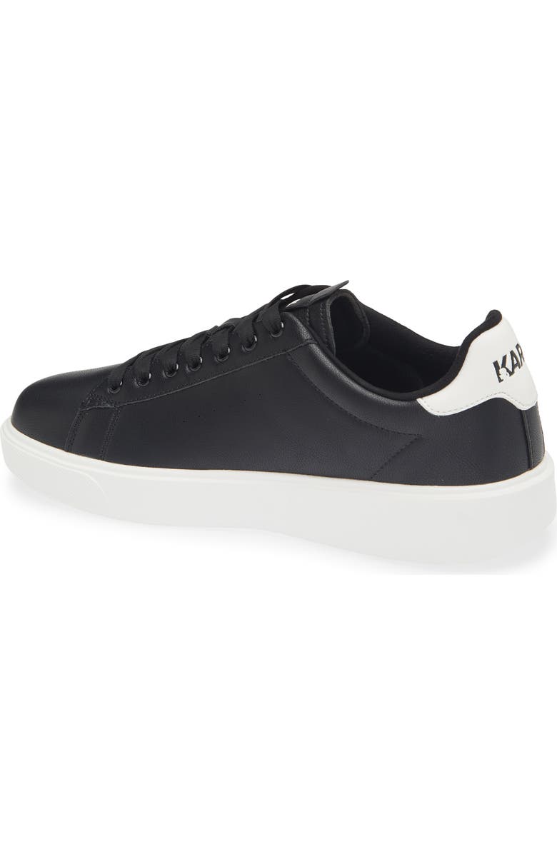 KARL LAGERFELD PARIS Plain Toe Sneaker, Alternate, color, Black