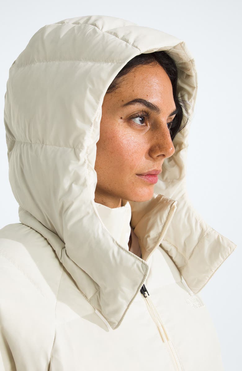 The North Face Hydrenalite<sup>™</sup> City 600 Fill Power Down Hooded Parka, Alternate, color, White Dune