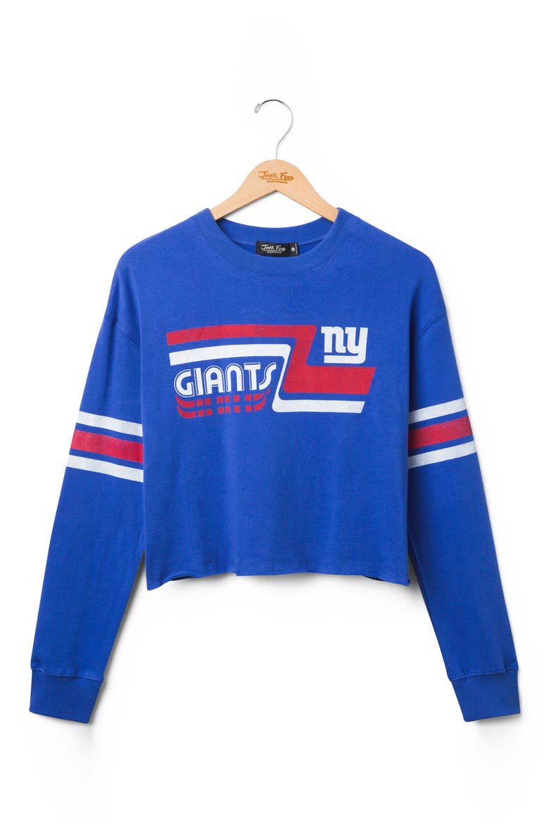 Giants Graphic Retro Cropped Sweatshirt, Main, color, LIBERTY