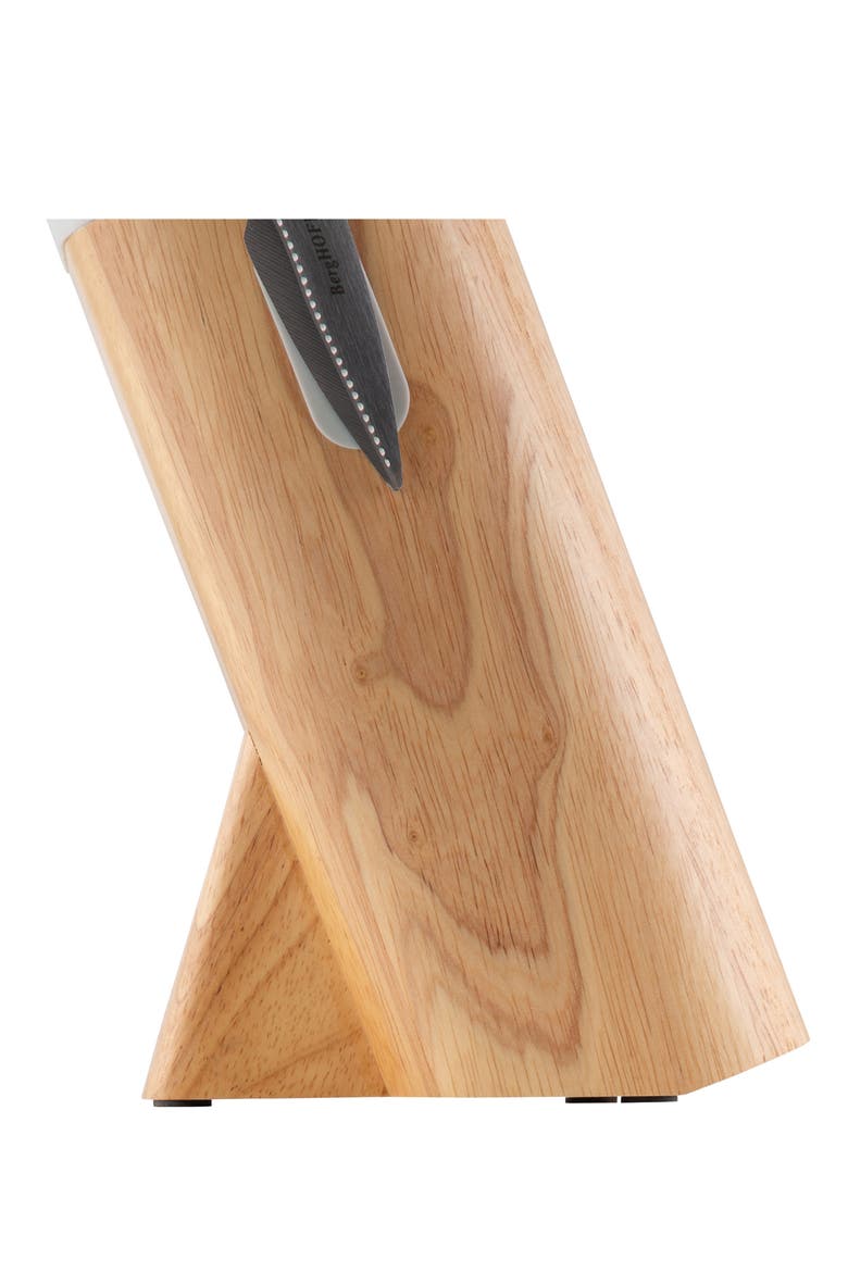 Leo Spirit 7-Piece Knife Block Set, Alternate, color, WHITE/ BEIGE