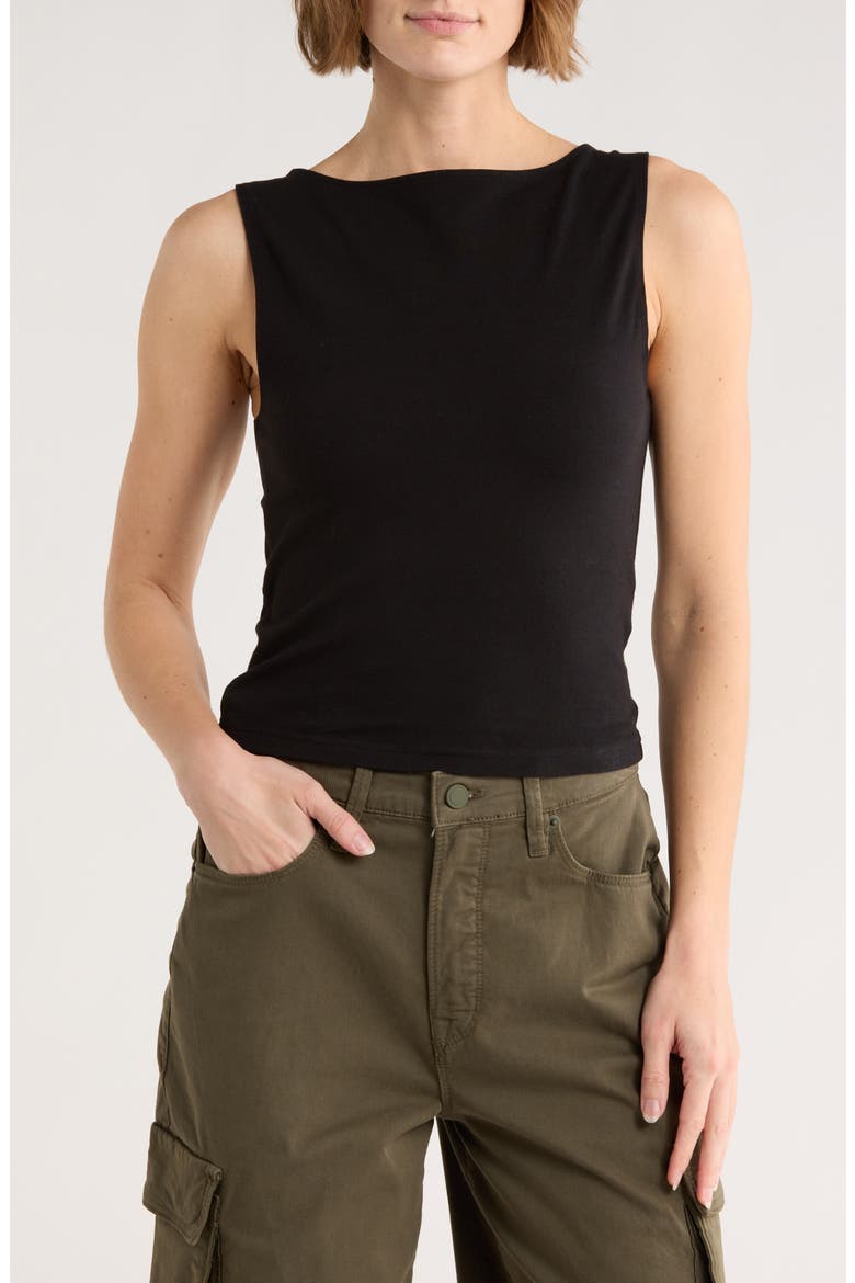 Super Stretch Tank Top, Main, color, BLACK001