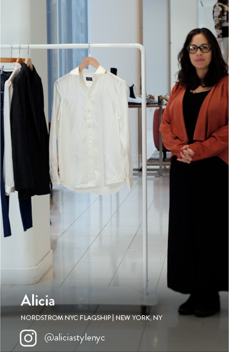 Silk Charmeuse Blouse, sales video thumbnail