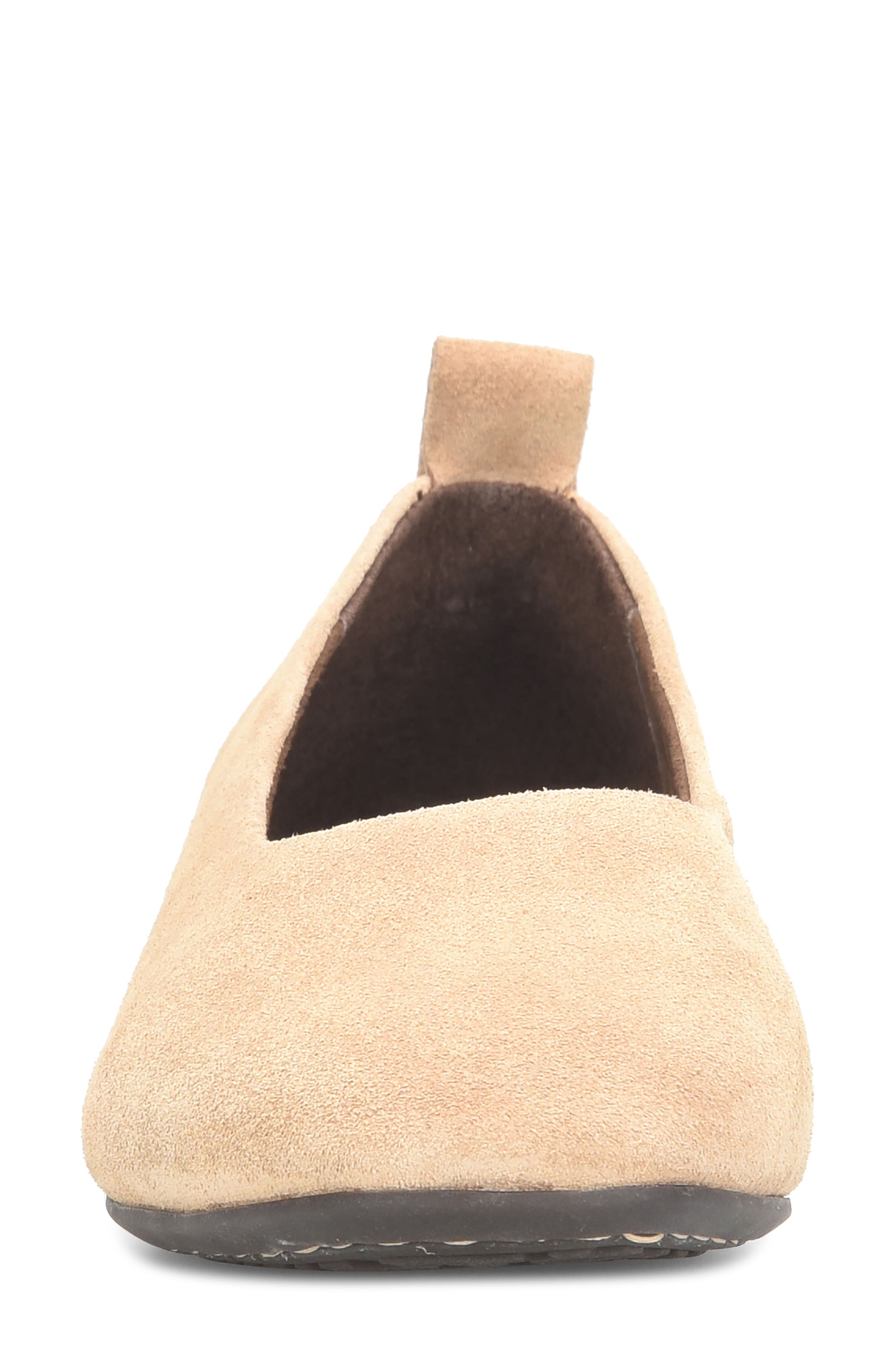 Boca Flat, Alternate, color, NATURAL SUEDE