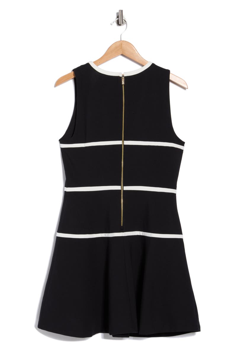 Clancie Sleeveless Drop Waist Dress, Alternate, color, NOIR