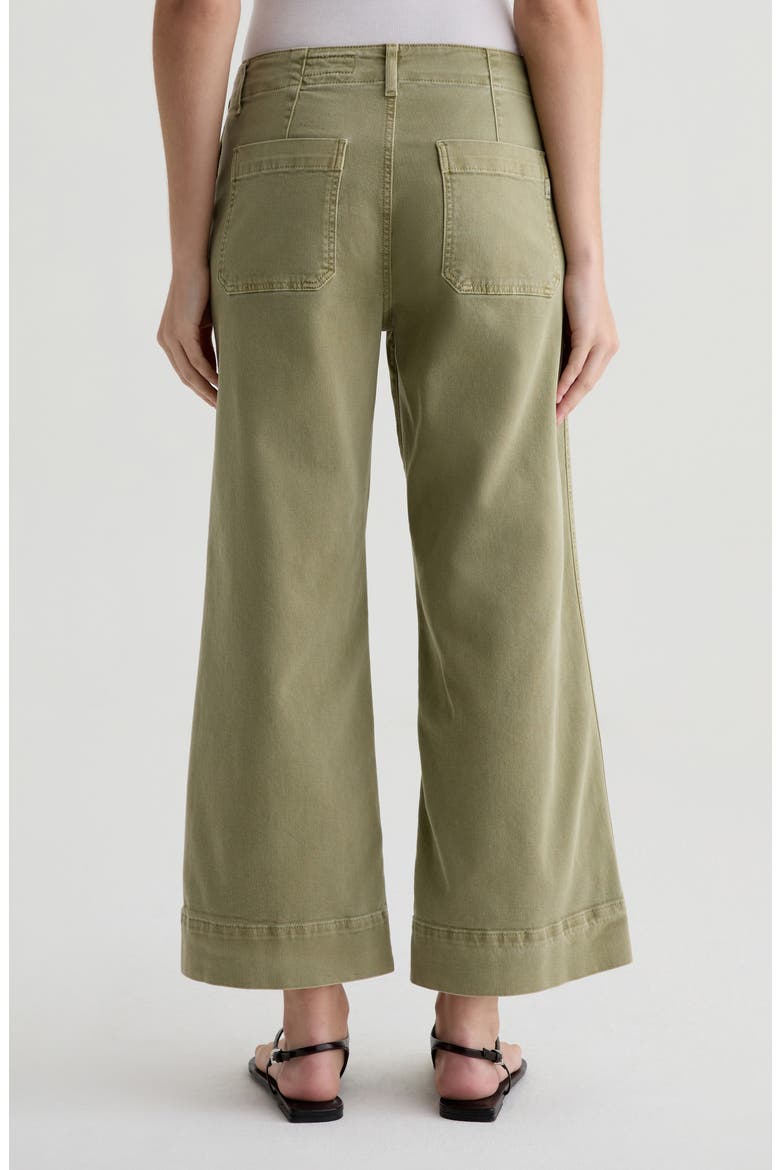 Natasha High Waist Flare Ankle Pants, Alternate, color, SULFUR BASIL