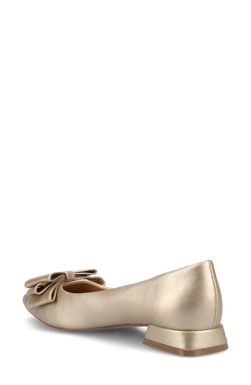 JOURNEE COLLECTION JOURNEE COLLECTION OPHELIA BOW POINTED TOE FLAT 
