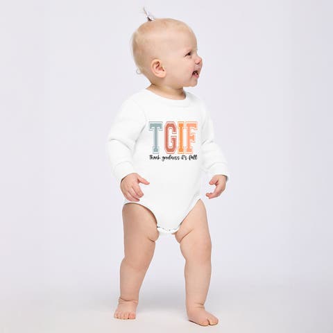 Thank Goodness It's Fall Infant Fleece BodySuit