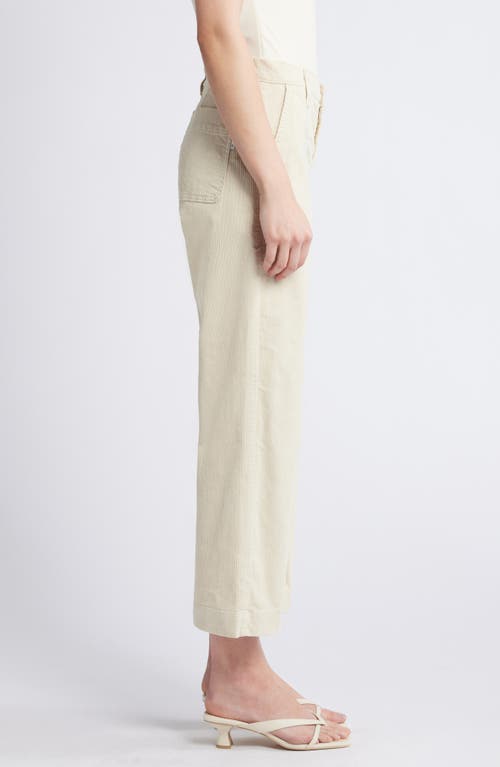 AG AG SAIGE MID RISE WIDE LEG CORDUROY PANTS 