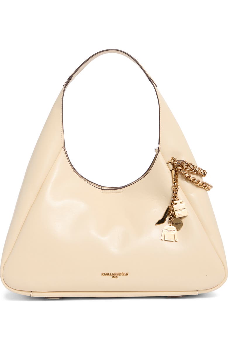 KARL LAGERFELD PARIS Delaine Hobo Bag, Main, color,