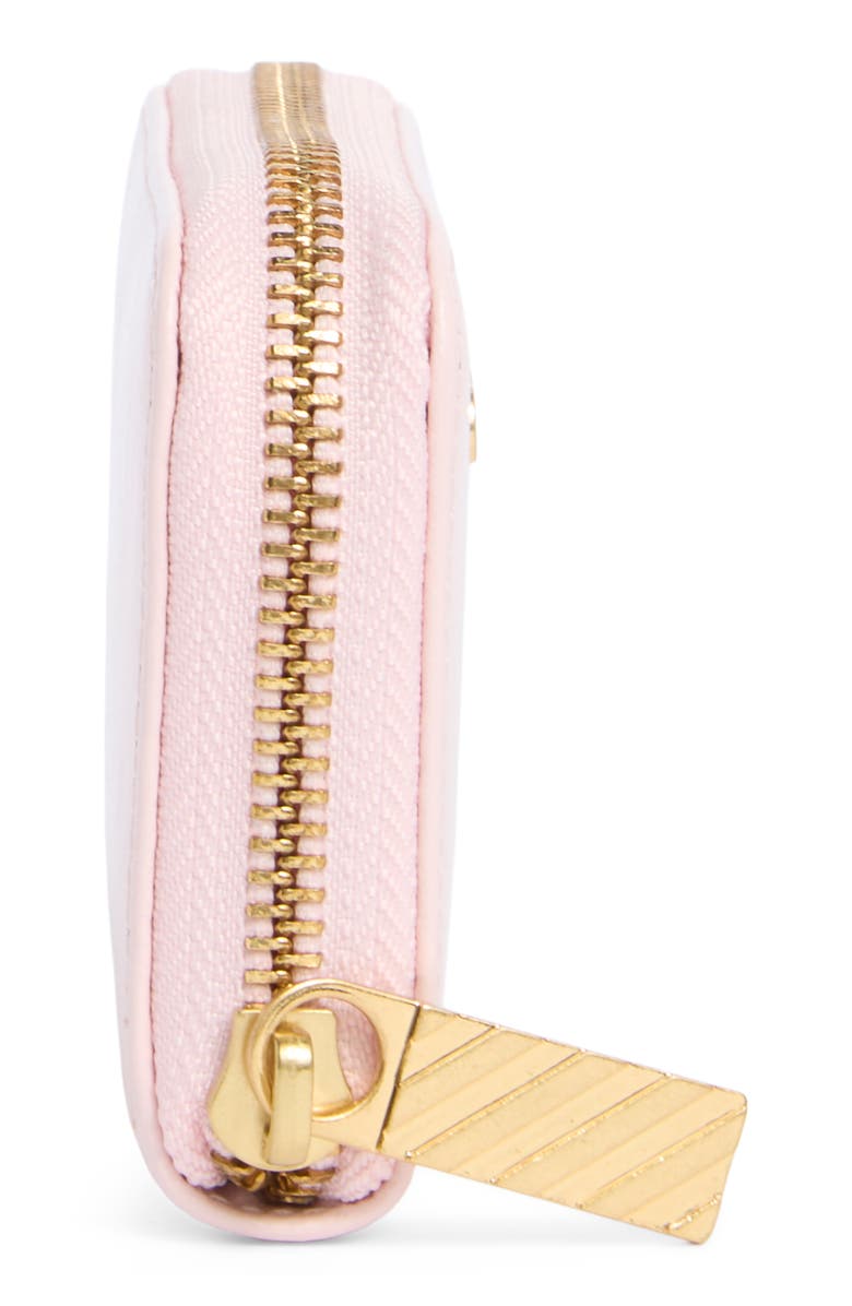 Off-White Small Zip Wallet, Alternate, color, Ice Pink