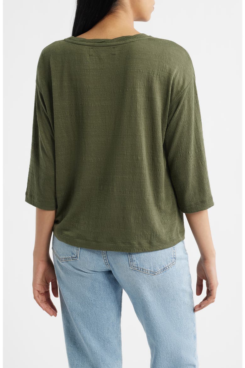 Texture Knit Top, Alternate, color, OLIVE