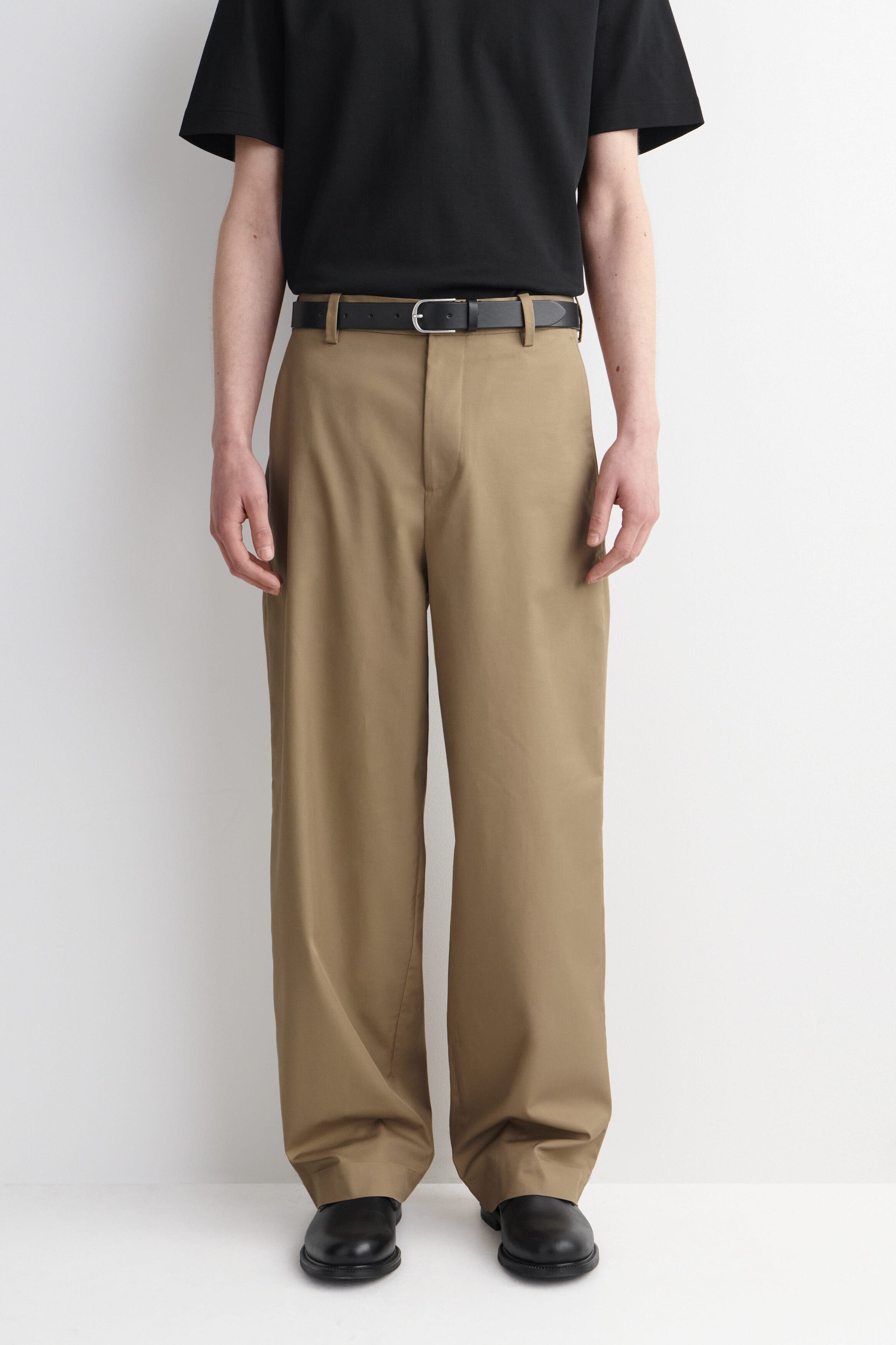 Cotton Wide-Leg Pants - image 4