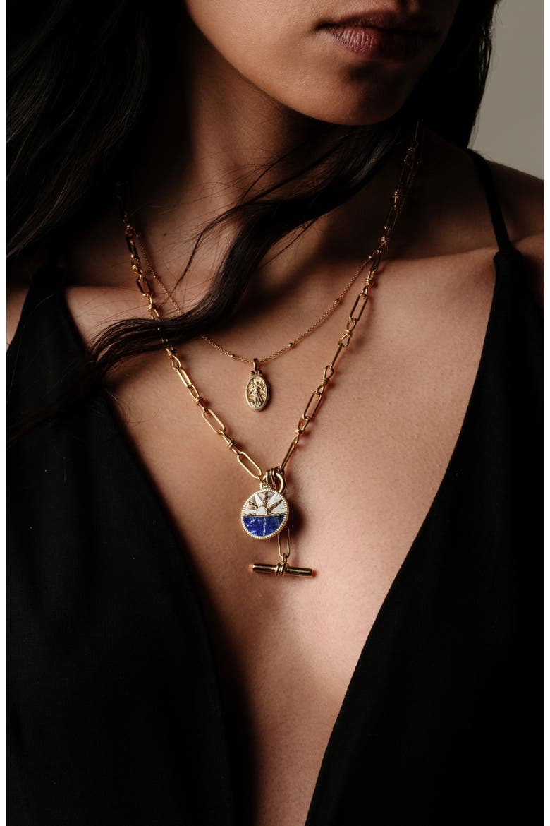 Aurora Pendant Necklace, Alternate, color, 14K GOLD VERMEIL