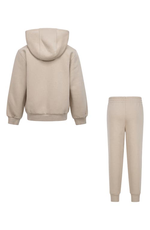 Nike Kids' Futura Wrap Hoodie & Pull-on Pants Set In Gray